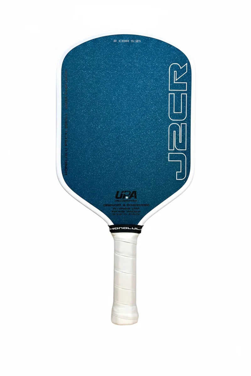 Honolulu J2CR Crystal Blue Endurance Surface | Max Spin & Durability - White