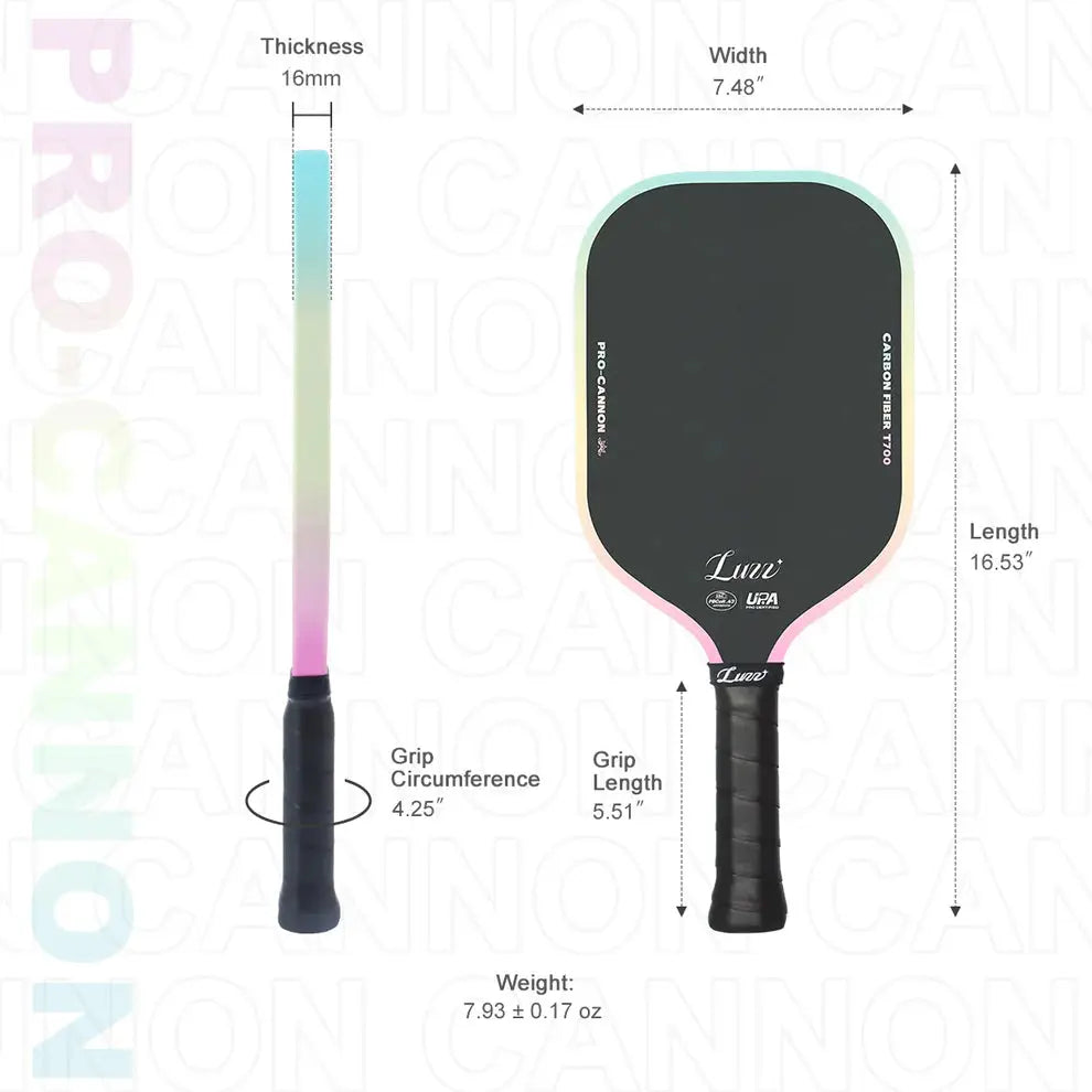 Luzz Cannon Candy Pickleball Paddle