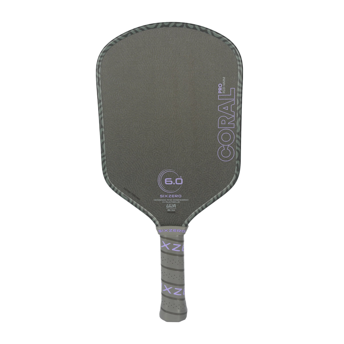 Six Zero Coral Pro Pickleball Paddle | Elite Spin & Control - Ultra Violet